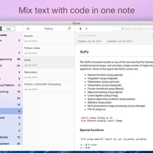 Quiver for mac 2.0 – 笔记应用程序内置的程序员 最新绿化版