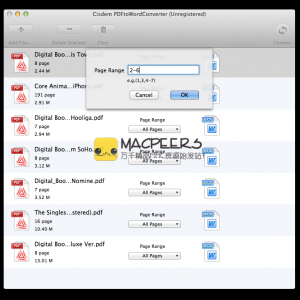 Cisdem PDFtoWordConverter for Mac 3.1.0 PDF至Word转换