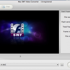 Mac SWF Video Converter 2.4.6 Mac 将swf格式的flash文件转换成视频软件