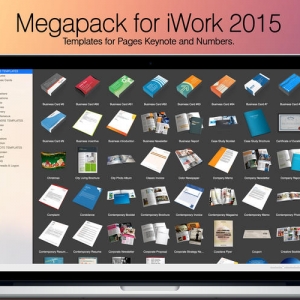 Megapack for iWork 2015: Keynote Numbers Pages Templates – 素材 模板 最新 ...