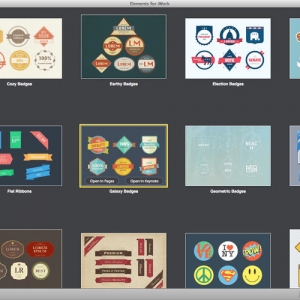 Elements for iWork 2.1 绿化版 Mac 模板素材套装