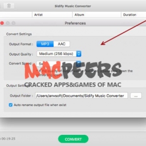 Sidify Music Converter for mac 1.0.1 音乐转换器