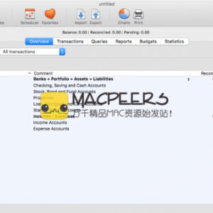 iCash 7.5.6 for mac 个人理财追踪器