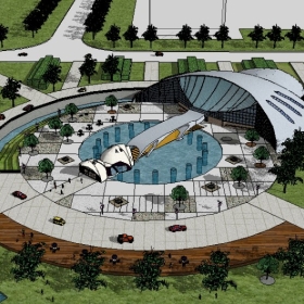 Sketchupͼʦڹ㳡ģ084