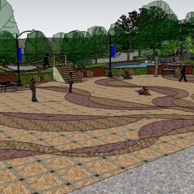 Sketchupͼʦڹ㳡ģ137