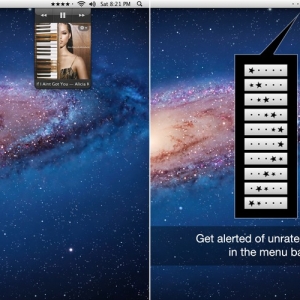 I Love Stars 4.4.1 Mac 在菜单栏显示iTunes播放歌曲的评分