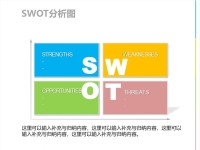 ɫSWOTͼPPTģ