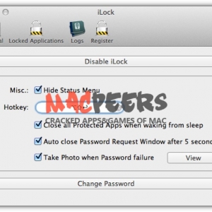 iLock for Mac 2.0 超赞免费Mac应用程序锁 加密任何程序