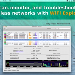 WiFi Explorer 2.0.1 扫描 发现无线网络 绿化 免费下载