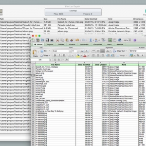 File List Export for mac 1.8.1 文件列表