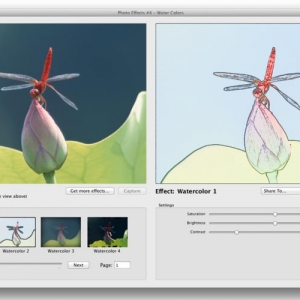 Photo Effects #4 Water Colors 4.2.0 绿化版 Mac 照片特效工具