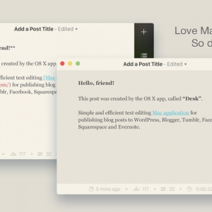 Desk MD for Mac 1.0.2 桌面博客客户端