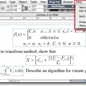 MathMagic Pro Edition for Adobe InDesign 9.14 – 数学公式插件 最新绿化版