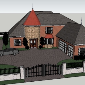 �Ž���ͼ��ʦģ���������Country-European-French Home149