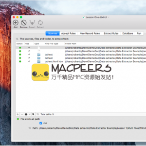 Data Extractor for mac 1.4.2 Mac上的数据提取器