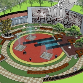 Sketchupͼʦڹ㳡ģ069