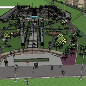 Sketchupͼʦڹ㳡ģ120