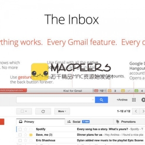 Kiwi for Gmail for mac 1.8.70 桌面电子邮件客户端