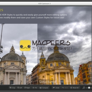 HDR Darkroom 3 for Mac 1.1.3 摄影HDR辅助工具