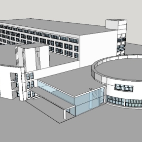 ��ͼ��ʦSketchup������ģ��20221115����ĳ��ѧͼ���ģ��380