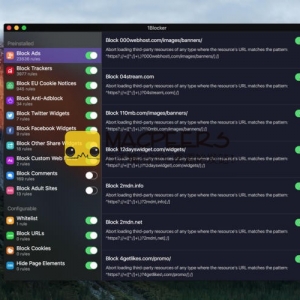 1Blocker for Mac 1.0 屏蔽广告 跟踪脚本