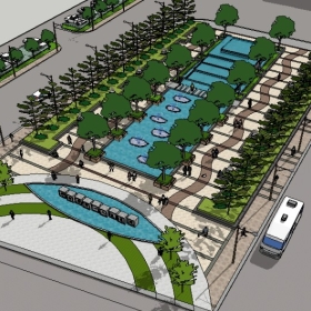 Sketchupͼʦڹ㳡ģ094