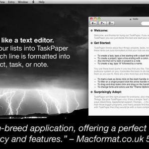 TaskPaper for Mac 3.3.1 待办事项管理工具