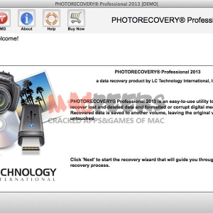 PHOTORECOVERY Professional for Mac 2016 v5.1.3.3 恢复电影，图像和声音文件