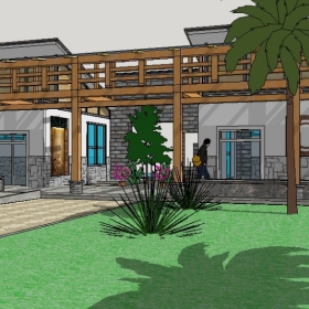 ��ͼ��ʦSketchup������ģ��20221115���������Ļ����߻�Ժ���350