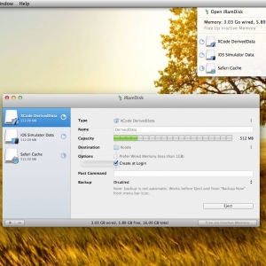 iRamDisk for mac 3.5.1 – 为你的RAM设计一个独立区域 最新绿化版