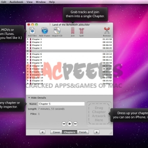 Audiobook Builder for Mac 1.5.5 有声读物的制作工具