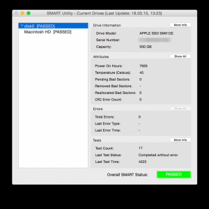 SMART Utility for Mac 3.2 硬件诊断系统