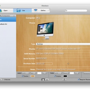 iDatabase 3.7 绿化版 Mac 个人信息数据库管理软件
