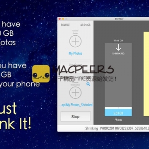 Shrinker Pro for Mac 1.1 最好的图片无损压缩工具