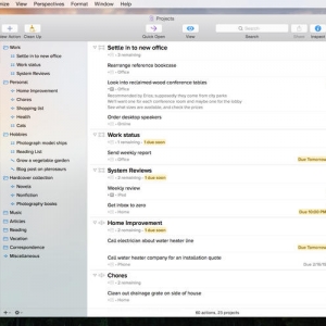 OmniFocus Pro 2.4.1  绿化版 Mac 书籍与事务管理工具