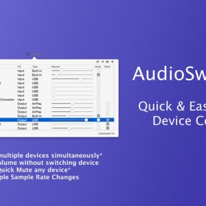 AudioSwitcher for mac 2.24.94 发送MAC的音频输出到电视和电台