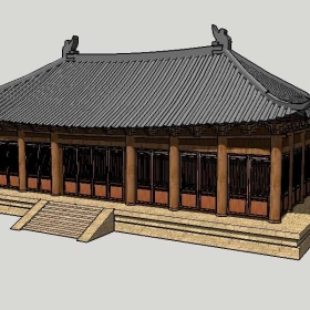 Sketchup古建风格类模型0151