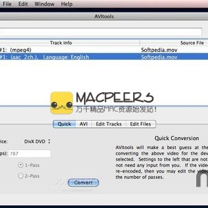 AVItools for Mac 3.6.0 视频操作工具集