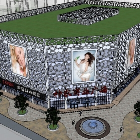 ��ͼ��ʦSketchup������ģ��20221115������ҵ�ۺ�����Ŀ������ҵ�㳡425