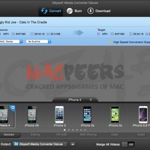 iSkysoft iMedia Converter Deluxe for mac 4.7.1 媒体转换工具 视频转换
