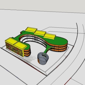 ��ͼ��ʦSketchup������ģ��20221115�����׶�԰026