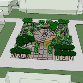 Sketchupͼʦڹ㳡ģ034