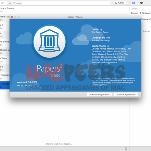 Papers for mac 3.4.5 便于写论文的PDF整理工具