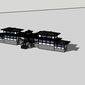 Sketchup古建风格类模型古建亭0033