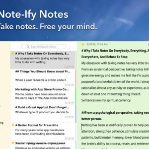 Note-Ify Notes for Mac 1.42 专注于写作