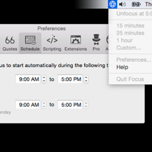 Focus for mac 1.4.0 – 菜单栏小工具 最新绿化版