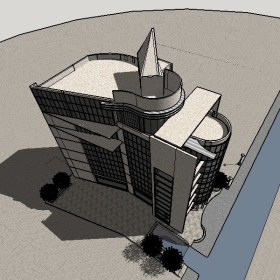 Sketchup�칫����С�߲�칫¥515